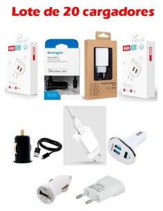 Lote de 20 cargadores