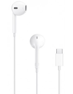 Apple : Manos libres con cable EarPods MTJY3ZM/A (USB-C) (blíster)