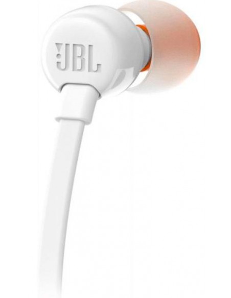 JBL : Manos libres con cable T110 - blanco (blíster)