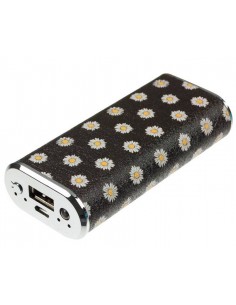 Trendz : Batería externa Flowers 4000 mAh - margaritas (blíster)