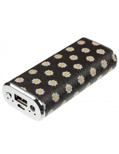 Trendz : Batería externa Flowers 4000 mAh - margaritas (blíster)