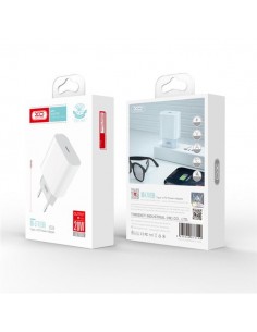 XO : Cargador de red L77 (1 x USB-C) 20W - blanco (blíster) 2