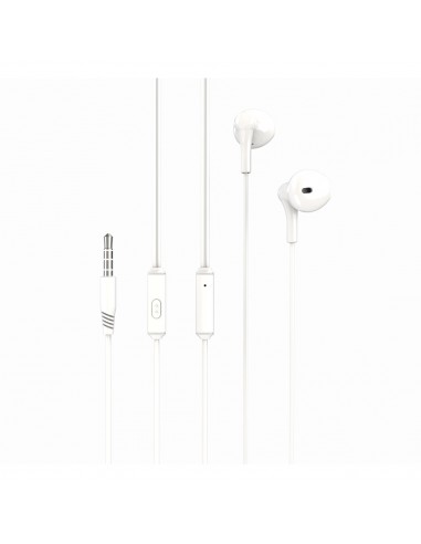 XO : Manos libres con cable EP39 - blanco (blíster)