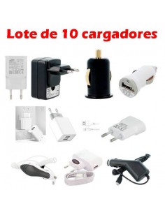 Lote de 10 cargadores
