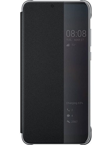 Huawei : Smart View Flip Cover - P20 Lite - negra (blíster)