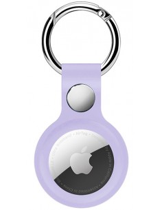 Llavero silicona AirTag - violeta