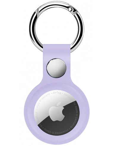 Llavero silicona AirTag - violeta