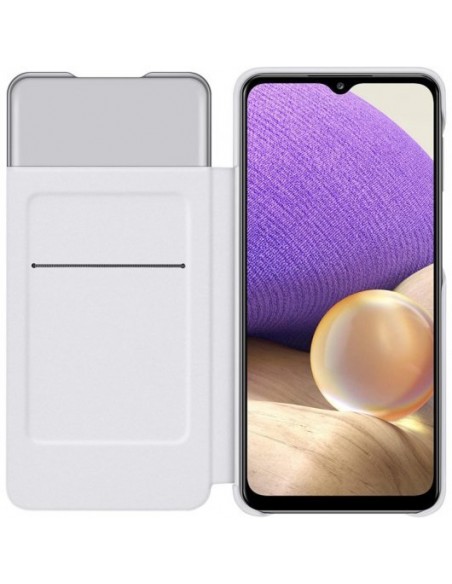 Samsung : Funda S-View Wallet Cover - Galaxy A32 5G - blanca (blíster)