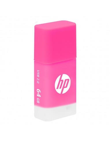 HP : v168 unidad flash USB 64 GB USB tipo A 2.0 Rosa