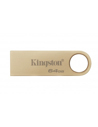 Kingston Technology : DataTraveler SE9 G3 unidad flash USB 64 GB USB tipo A 3.2 Gen 1 (3.1 Gen 1) Oro