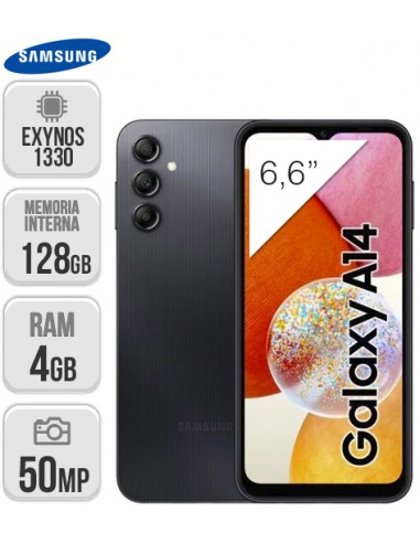 Samsung : A145 Galaxy A14 4/128GB - negro
