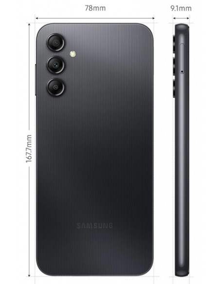 Samsung : A146 Galaxy A14 5G 4/128GB - negro