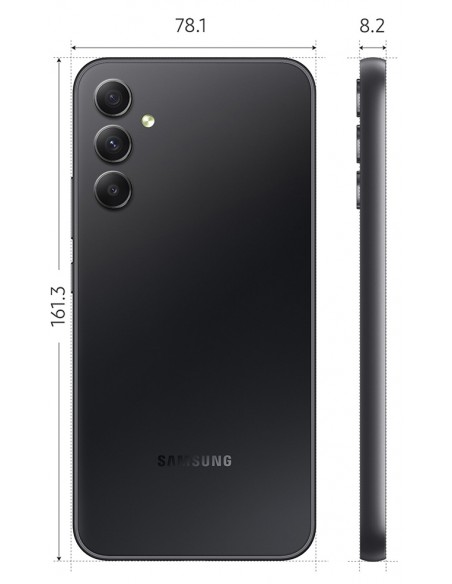 Samsung : A346 Galaxy A34 5G 8/256GB - grafito