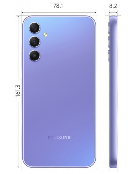 Samsung : A346 Galaxy A34 5G 8/256GB - morado