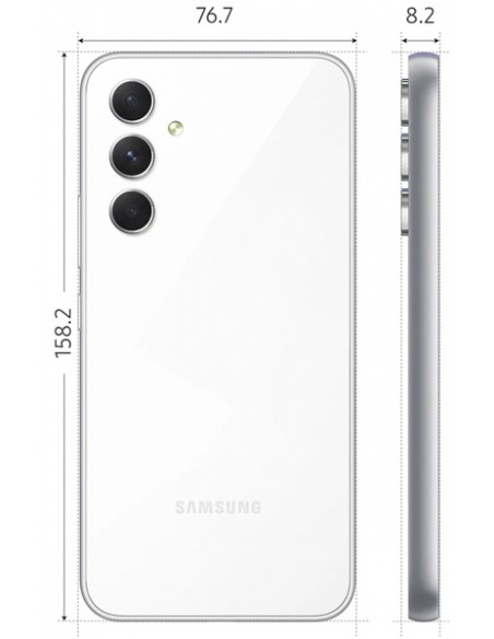 Samsung : A546 Galaxy A54 5G 8/128GB - blanco
