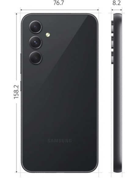Samsung : A546 Galaxy A54 5G 8/128GB - grafito