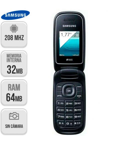 Samsung : E1272 Concha - negro