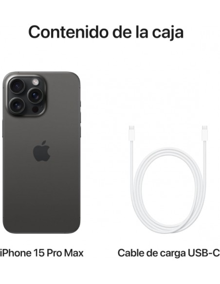 Apple : iPhone 15 Pro Max 256GB - negro