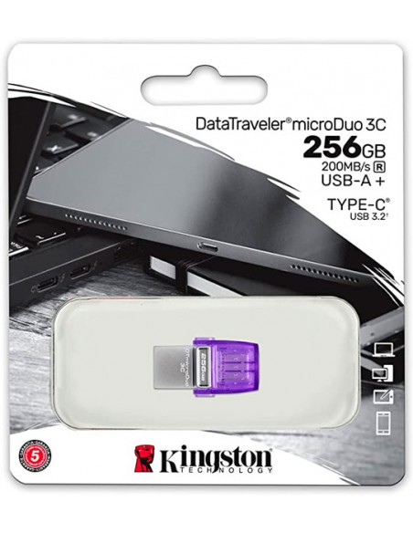 Kingston : Pendrive microDuo 3C 256GB (blíster)