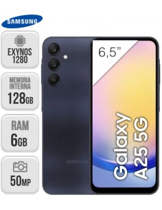 Samsung : A256 Galaxy A25 5G 6/128GB - negro