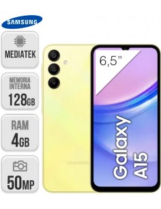 Samsung : A155 Galaxy A15 NO EU 4/128GB - amarillo