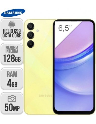 Samsung : A155 Galaxy A15 4/128GB - amarillo