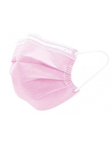 Mascarilla higiénica no reutilizable - rosa