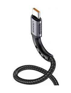 Usams : Cable de datos U24 5A (Type-C) - negro (blíster) 2