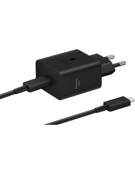 Samsung : Cargador de red EP-T4511 45W (USB-C / USB-C 5A) - negro (blíster)