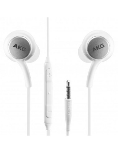 Samsung : Manos libres con cable AKG EO-IG955BWEGWW - blanco (bulk)