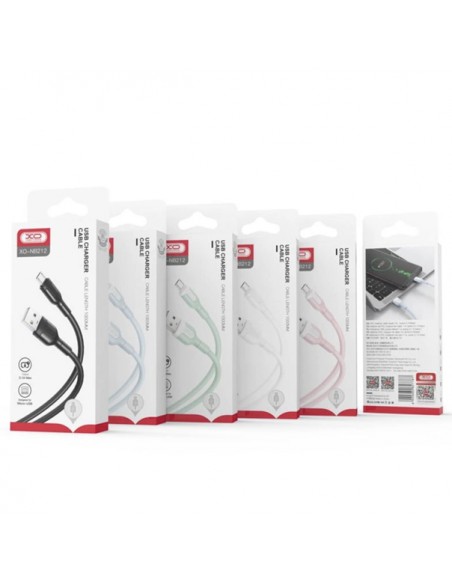 XO : Cable de datos NB212 (USB-A / Lightning) - blanco (blíster)