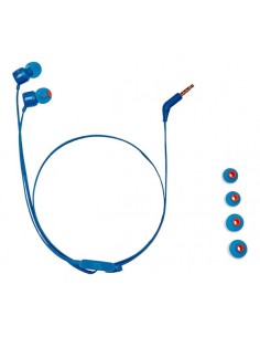JBL : Auricular Bluetooth T110 - azul (blíster)