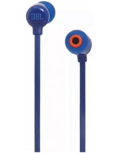 JBL : Auricular Bluetooth T110 - azul (blíster) 2