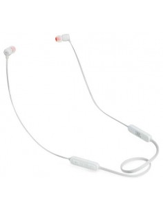 JBL : Auricular Bluetooth T110 - blanco (blíster)