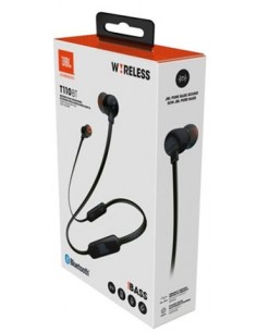JBL : Auricular Bluetooth T110 - negro (blíster) 2