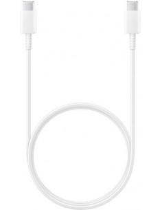 Samsung : Cable de datos EP-DA705 (USB-C / USB-C) 25W - 1m - blanco (blíster) 2