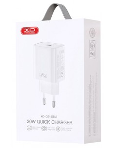 XO : Cargador de red CE15 (1 x USB-C) 20W - blanco (blíster) 2