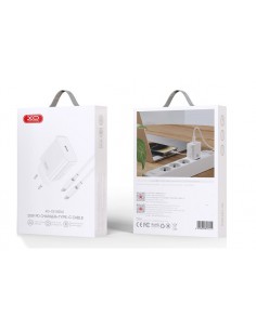 XO : Cargador de red CE15 (USB-C / Lightning) 20W - blanco (blíster) 2