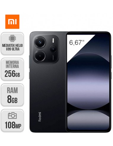 Xiaomi : Redmi Note 14 5G NFC DS 8/256GB - negro