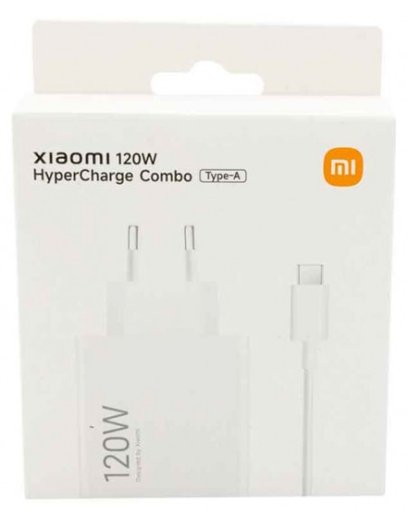 Xiaomi : Cargador de red 120W MDY-14-EE (USB-A / USB-C) - blanco (blíster)