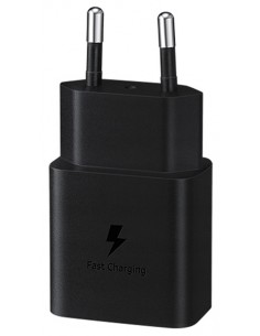 Samsung : Cargador de red EP-T1510 QuickCharge 15W (USB-C / USB-C) - negro (blíster) 2