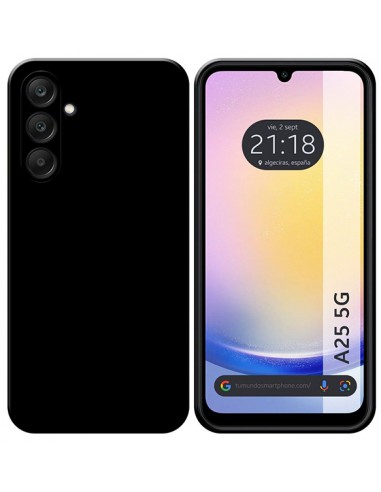 Bikuid : Funda Matte Gel Case - Samsung Galaxy A25 5G - negra
