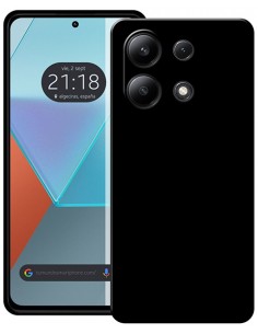 Bikuid : Funda Matte Gel Case - Xiaomi Redmi Note 13 4G - negra