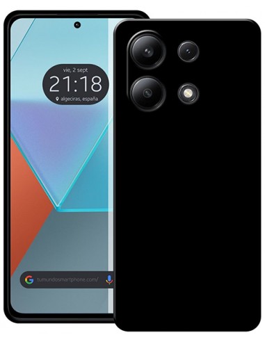 Bikuid : Funda Matte Gel Case - Xiaomi Redmi Note 13 4G - negra