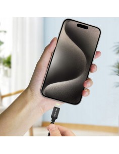 Blavec : Cable de datos trenzado (USB-C / USB-C 100W) - negro-gris (blíster) 2