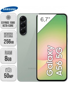Samsung : A566 Galaxy A56 5G 8/256GB - verde
