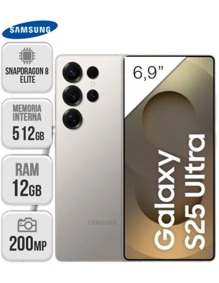 Samsung : S938 Galaxy S25 Ultra 12/512GB - Titanium Gray