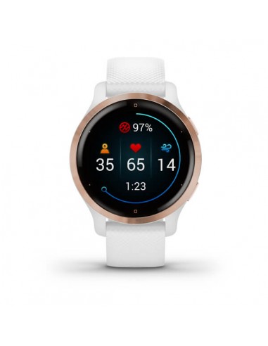 Garmin : Venu 2S 2,79 cm (1.1") AMOLED 40 mm Digital 360 x 360 Pixeles Pantalla táctil Oro rosa Wifi GPS (satélite)