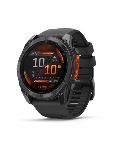 Garmin : Fenix 8 3,56 cm (1.4") AMOLED 51 mm Digital 454 x 454 Pixeles Pantalla táctil Gris Wifi GPS (satélite)