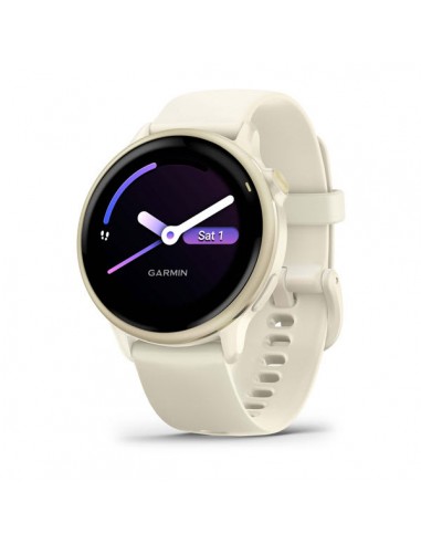 Garmin : vívoactive 6 3,05 cm (1.2") AMOLED 42 mm Digital 390 x 390 Pixeles Pantalla táctil Blanco Wifi GPS (satélite)